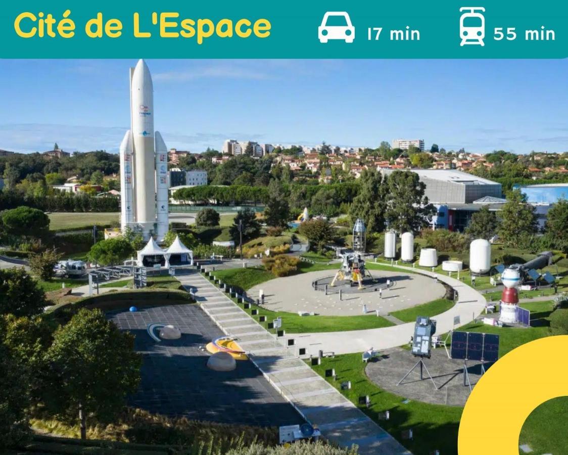 Appartement Ancely Tout Neuf Deco Aero - Parking Gratuit - Proche Blagnac Toulouse Extérieur photo