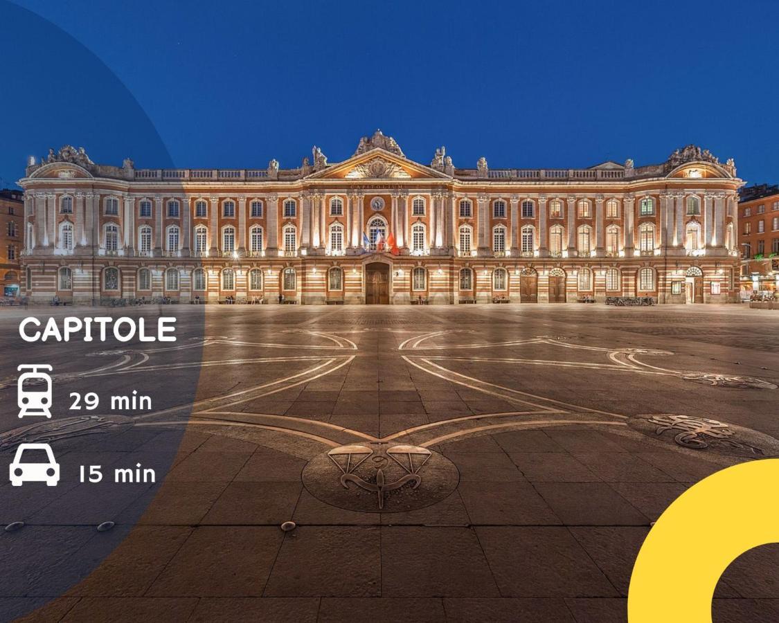 Appartement Ancely Tout Neuf Deco Aero - Parking Gratuit - Proche Blagnac Toulouse Extérieur photo